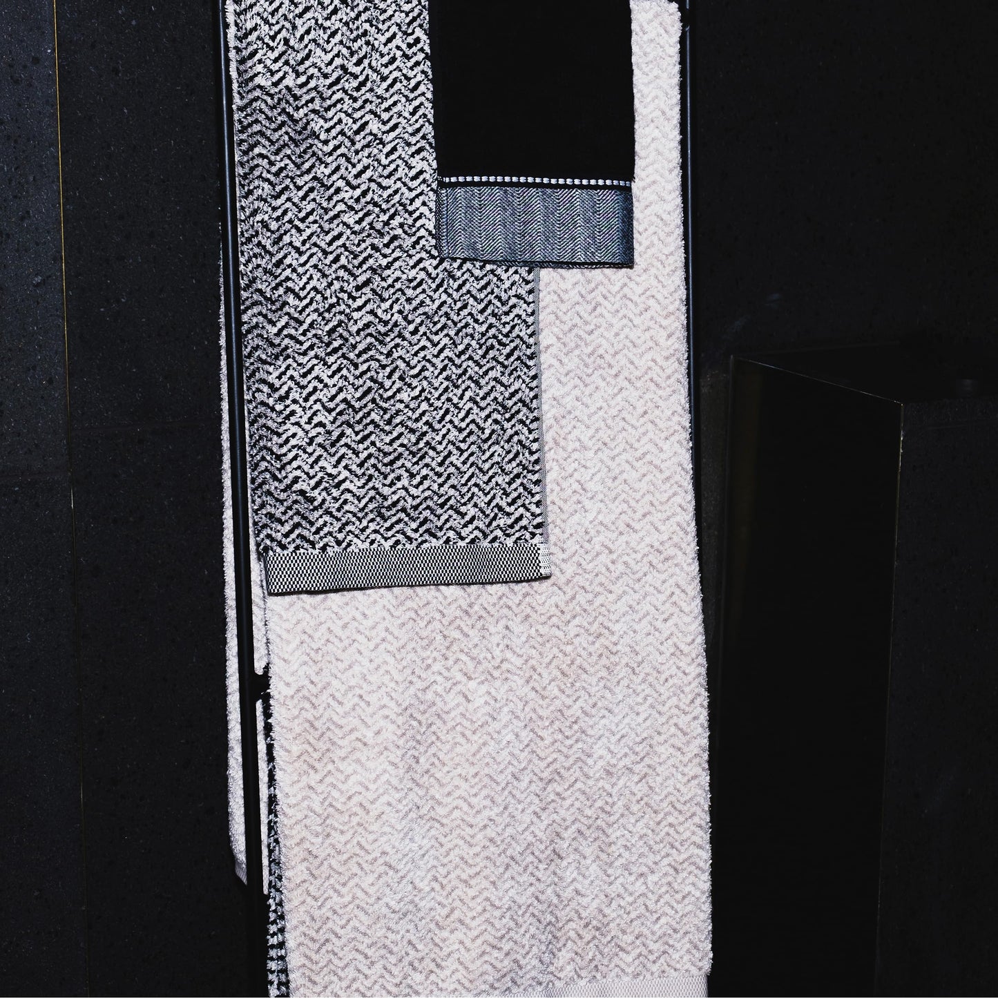 möve Bath Towel, 85% Baumwolle / 10% Viskose aus Bambus-Zellstoff / 5% Leinen Cashmere, 80 x 150 cm