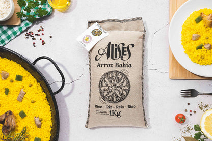 Alises - Enamelled Carbon Steel Pan (Naturally Non-Stick) Paella Pan 50 cm - Paella Pan Regular 50 cm