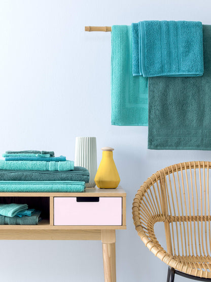 TODAY Bath Towel 100% Cotton 130 x 70 cm Emerald