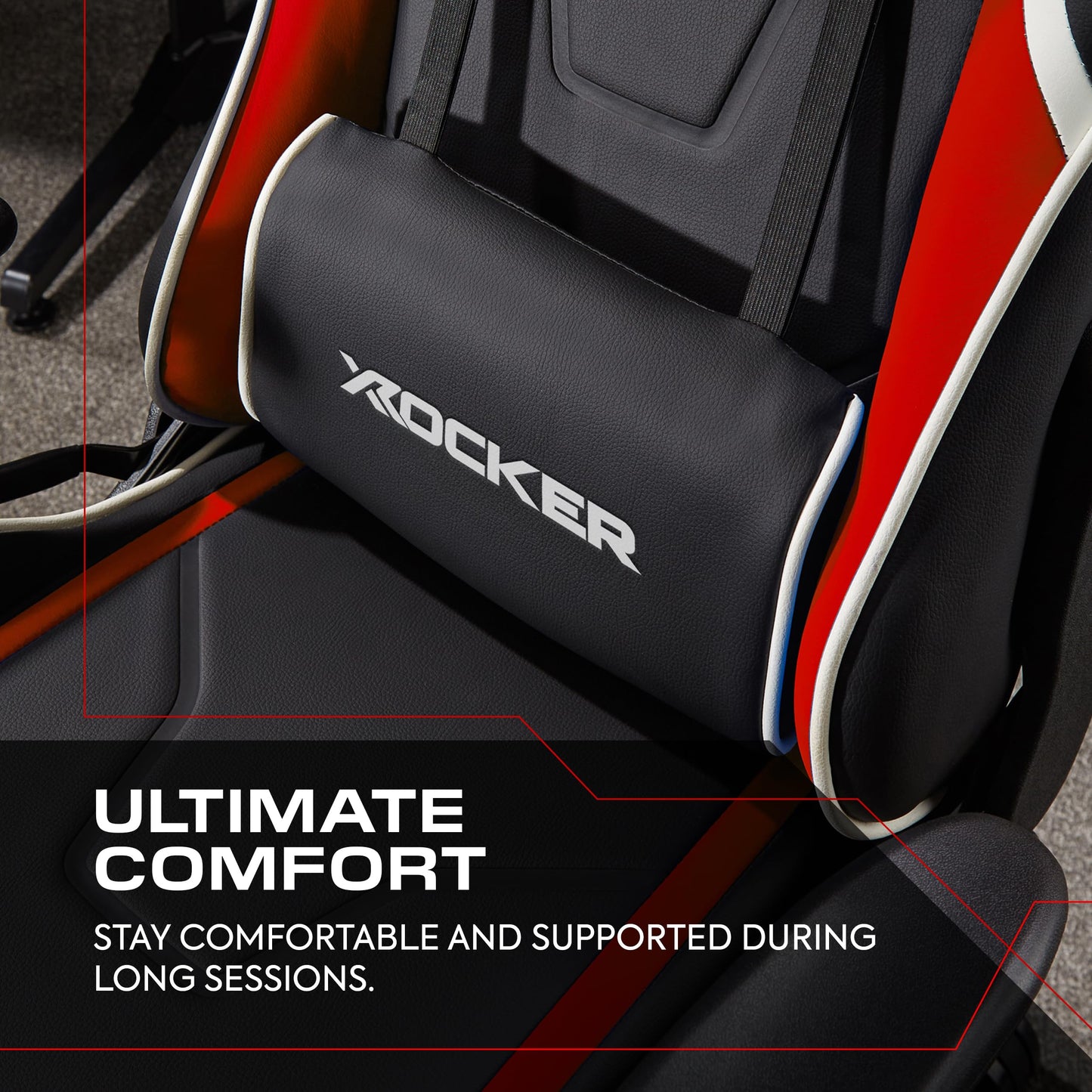 X-Rocker Agility Compact High Back eSports Gaming Chair for Kids & Teens - 3D Armrests, Head & Lumbar Cushion, Height Adjustable