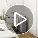 Chrislley Slim Laundry Basket Small Foldable Laundry Hamper Collapsible Washing basket Sturdy Laundry Bin with Handle
