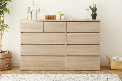 Iris Ohyama, Dresser/Chest of Drawers/Wooden Chest of Drawers/Dresser with 5 Drawers Runner, Easy Assembly, Modern Design, Office, Living Room