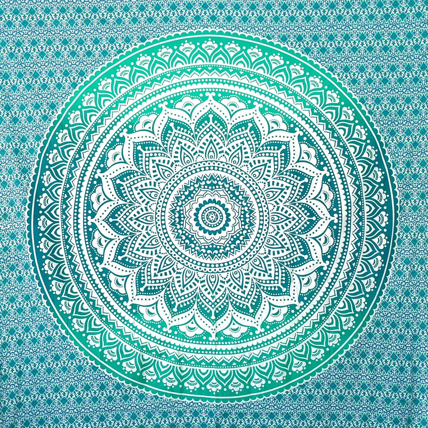 MOMOMUS Sandfree Extra Large Beach Towels for Adults - Mandala Style, Lightweight and Familiar - Sandproof Beach Blanket - Turquoise, 210 x 230 cm