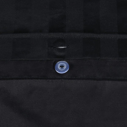 Sleepdown Duvet Cover Set, Black, Double