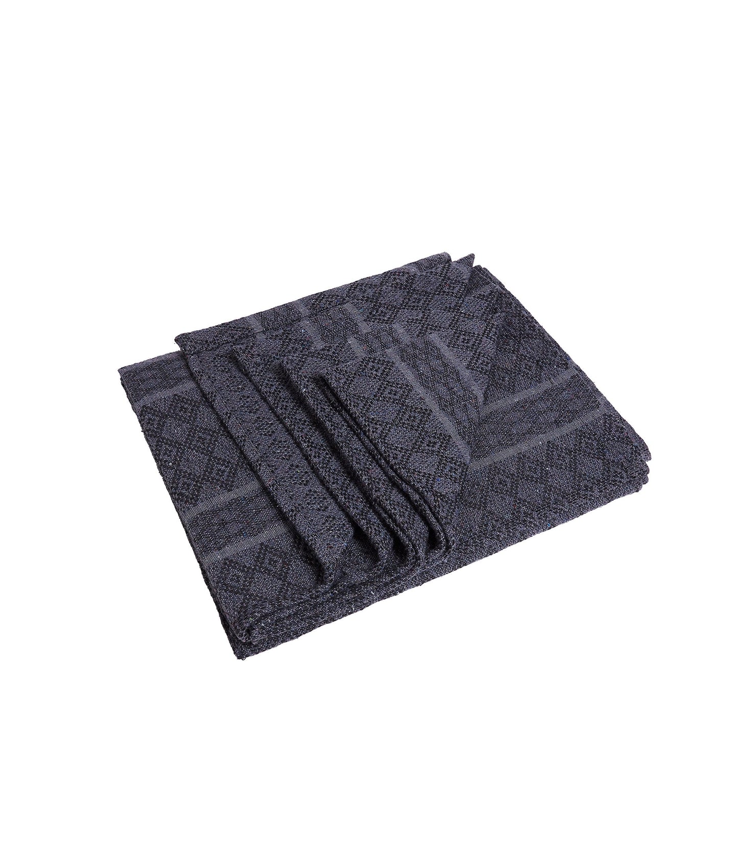 Manduka Yoga Cotton Blanket - Yoga Prop and Accessory, Roll, Fold, Stack to Support, Made of Cotton, 68 inch (172cm), Thunder Grey