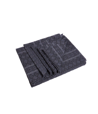 Manduka Yoga Cotton Blanket - Yoga Prop and Accessory, Roll, Fold, Stack to Support, Made of Cotton, 68 inch (172cm), Thunder Grey