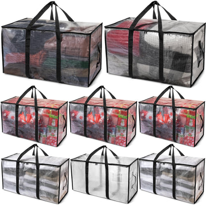 ClearSpace Oversized Moving Bags or Storage Bag  Large Moving Boxes with Backpack Straps, Zippers & Handles  Heavy-Duty Packing Bags for Moving,