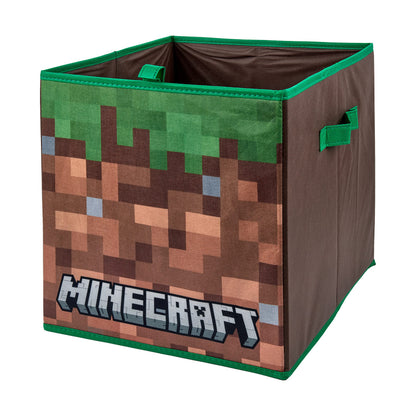 HOX Minecraft Collapsible Storage Boxes with Handles | Durability & Fabric Foldable Storage Cubes | Compatible Kallax Furniture