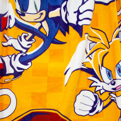 Sonic the Hedgehog Kids Officially Licenced Towel | Super Soft Feel | Play Design | Perfect The Home, Bath, Beach & Swimming Pool