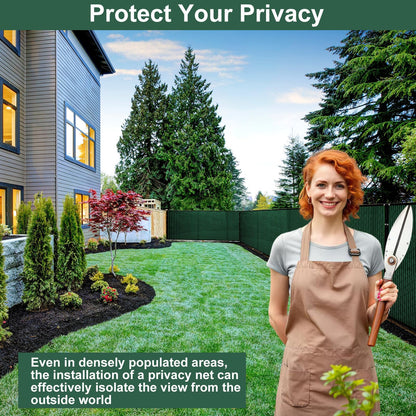 BeGrit Garden Privacy Fence Screening 10m x 2m Privacy Netting 90% HDPE Windbreak Netting Garden Privacy Protective Screens Tear-Resistant Shading Net
