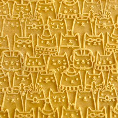 CHRISTMAS FEST 3 Mini Embossed Rolling Pin Set. Wooden Laser Engraved Textured rolling pins for Cookies, Modeline, Ceramic with Skulls, Bats,