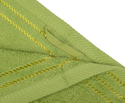 Gözze - Set of 4 Faceloths, Berlin, 100% Cotton, 30 x 30 cm - Dark Green