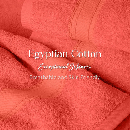 Superior Egyptian Cotton 800 GSM Bath Towel Set, Includes 2 Bath Towels, Luxury Plush Essentials, Absorbent Quick Dry Towels, Guest Bathroom