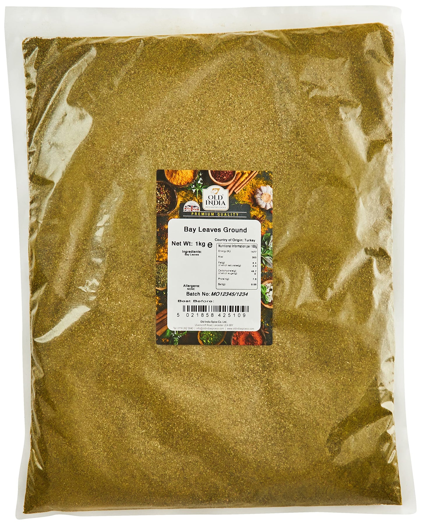 Old India Bay Leaves Ground 1 Kg