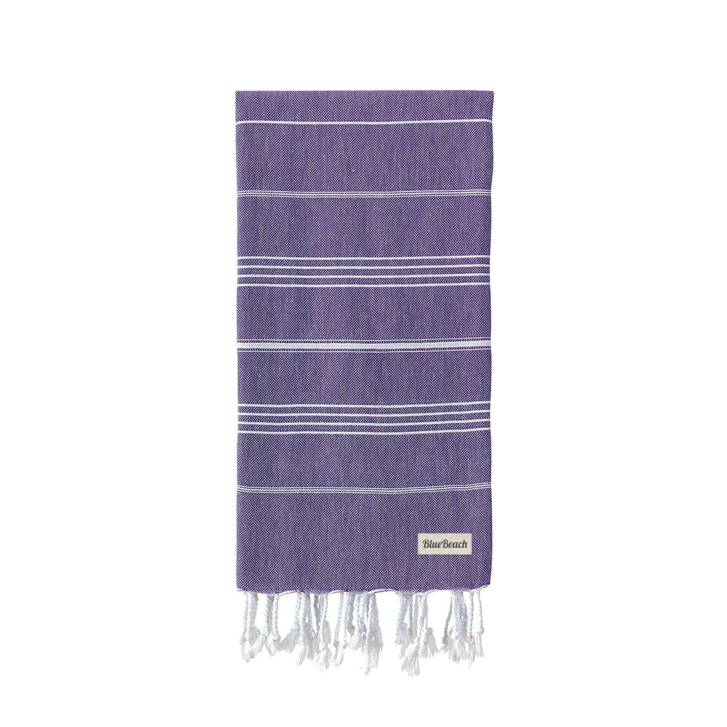 Turkish Beach Towel, Beach Towels for Adults, Travel Towel, 100x180cm Large Turkish Hammam Towel, Super Absorbent, Quick Dry, Sand Free, Lightweight