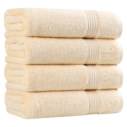 Home City, 100% Cotton, Towel Set, Canary - Towel