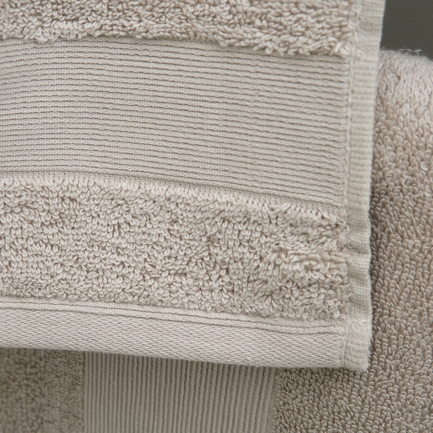 Catherine Lansfield Bathroom Anti-Bacterial Cotton Face Cloth Pair Natural TW/55660/W/FC2/NT