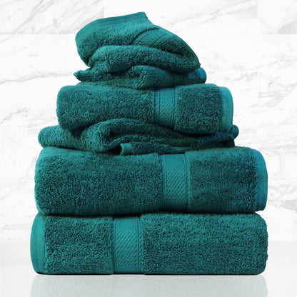 Home City, 100% Cotton, Towel Set, Teal - Towel