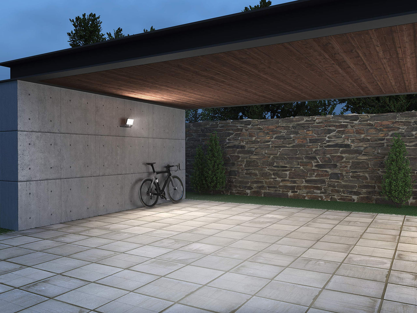 Steinel LED Outdoor Floodlight XLED ONE S Anthracite, 180 Motion Detector, 18.6 W, 2050 lm, Warm White, Aluminium