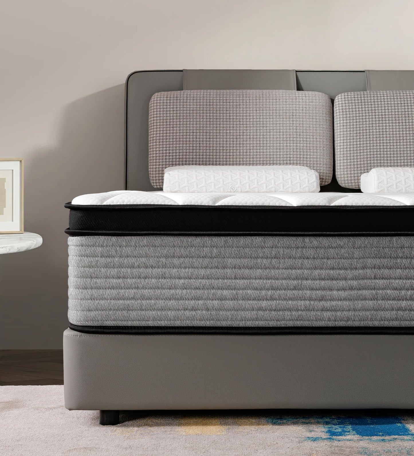 OGIAWA Single Mattress 3FT, 10 Inch Gel Memory Foam 7 Zone Orthopedic Single Mattress Pocket Sprungs Hybrid - Medium Firm