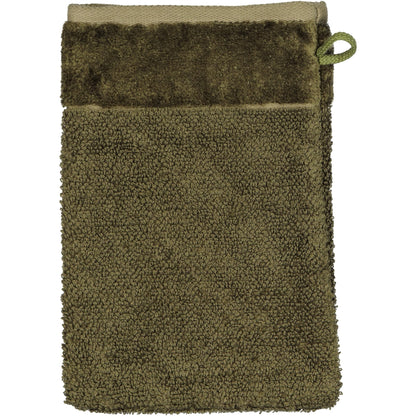 MÖVE Bamboo Luxe Wash Mitt 20 x 15 cm 60% Cotton / 40% Viscose Bamboo Pulp Olive