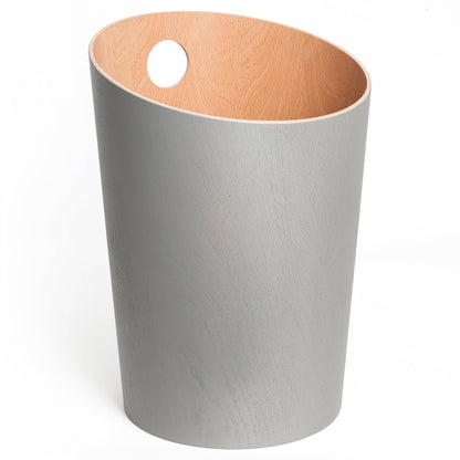 Kazai. Design Paper Bin 'Bennet' | Unique Waste Paper Basket for Office, Bedroom, Children's Room, and More | Office Bin Made of Real Wood Veneer |