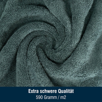 Merana Rome Washcloth Set Absorbent Soft and Lint- Terry Wash Mitts in Luxury Quality Heavy Organic Cotton 590 GSM
