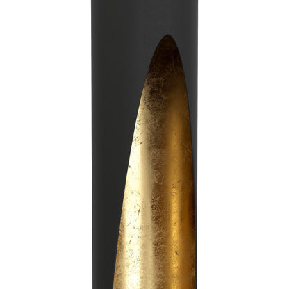 EGLO LED Pendant light Barbotto, ceiling light fitting with indirect lighting, hanging lamp for dining and living room, metal in black and gold, GU10