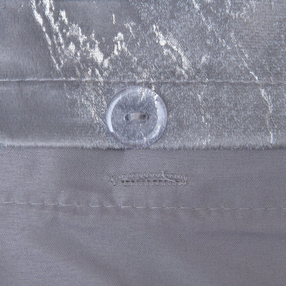 Sleepdown Marble Velvet Metallic Grey Plain Reverse Duvet Cover Quilt Pillow Cases Bedding Set Soft Easy Care - Super King (220cm x 260cm)