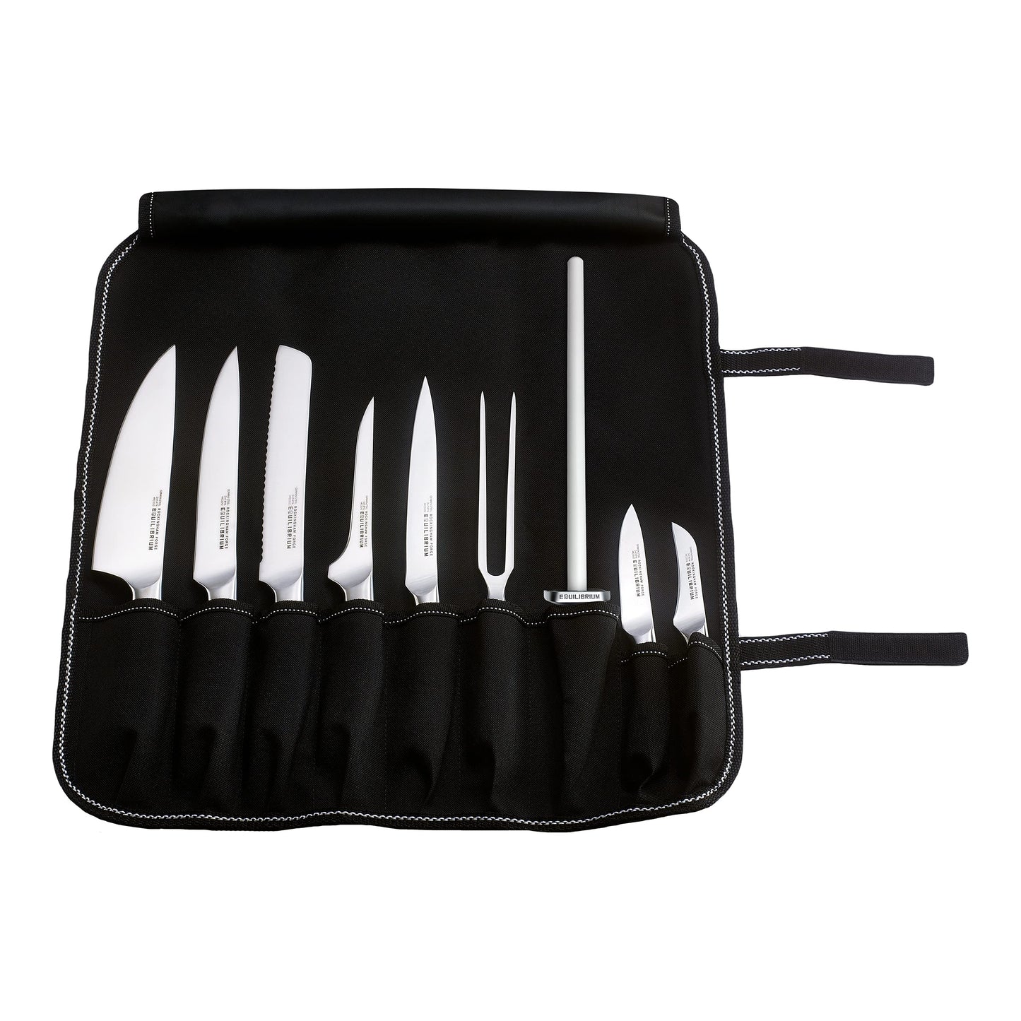 Rockingham Forge Equilibrium Professional Chef?s Knife Set ? Contains 9 Kitchen Knives/Utensils and 1 Knife Case, CS-1502/10