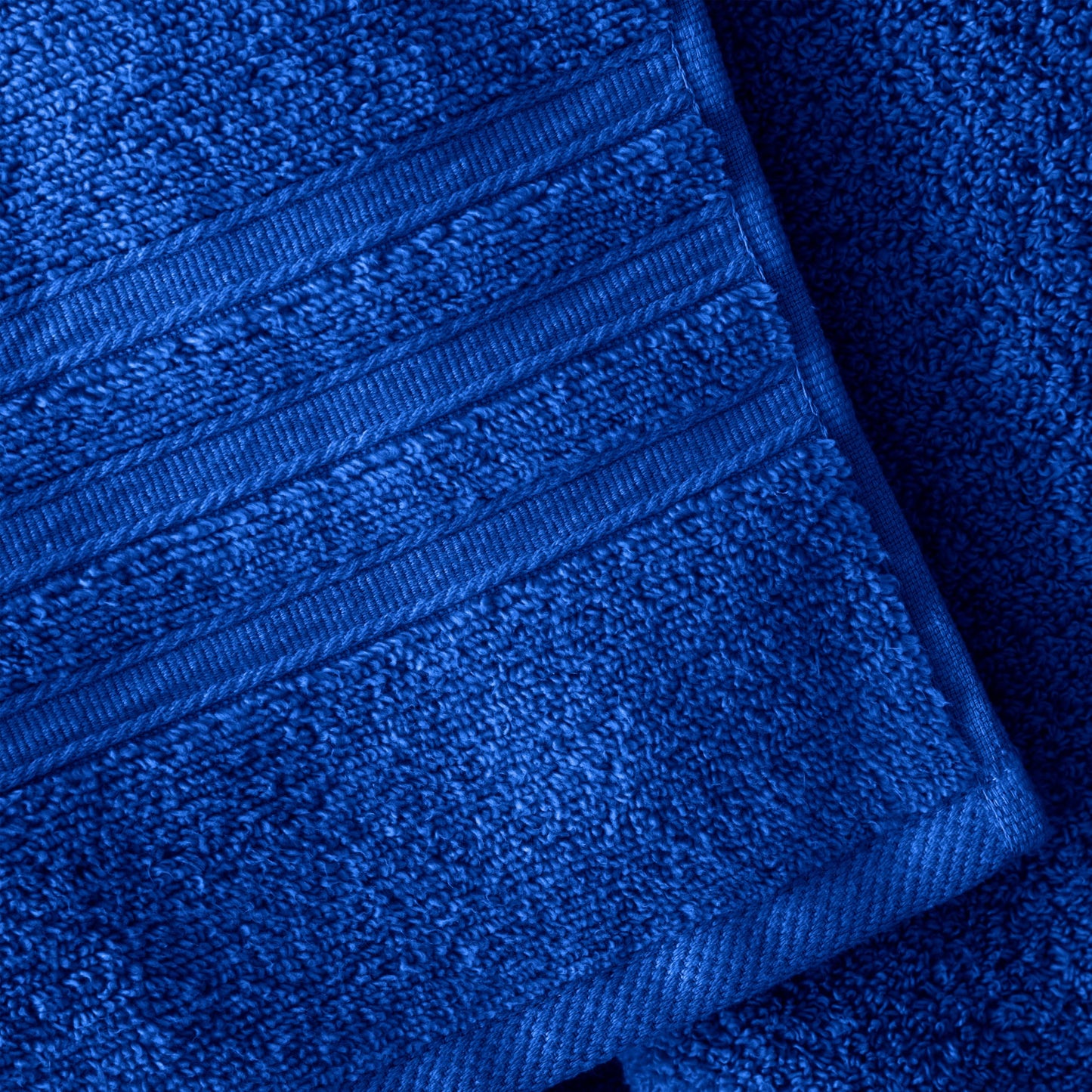Catherine Lansfield Zero Twist Cotton 6 Piece Towel Bale Set Cobalt Blue