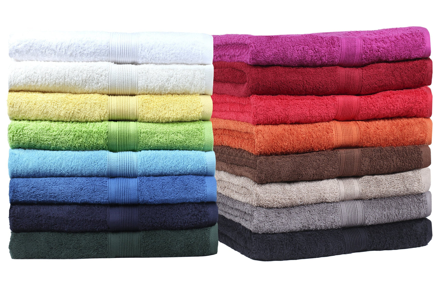 NatureMark Sauna Towel Premium Quality 80 x 200 cm 100% Cotton Black Pack of 2
