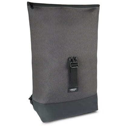 LARKSON Bike Pannier Bags Anthracite - Tammo Bike - 2 in 1 Cycle Backpack & Bicycle Bag for Rear Carrier, Made of Recycled Material - Water-Repellent