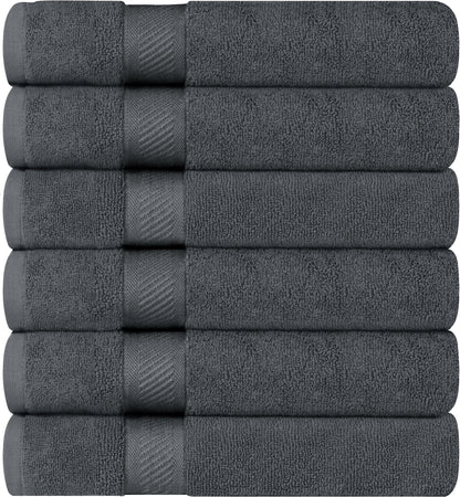 Utopia Towels 6 Pack Medium Bath Towel Set, 100% Ring Spun Cotton (24 x 48 Inches) Medium Lightweight and Highly Absorbent Quick Drying Towels