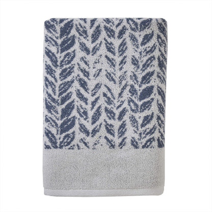 SKL Home Bath Towel, Cotton, Denim, 28x54