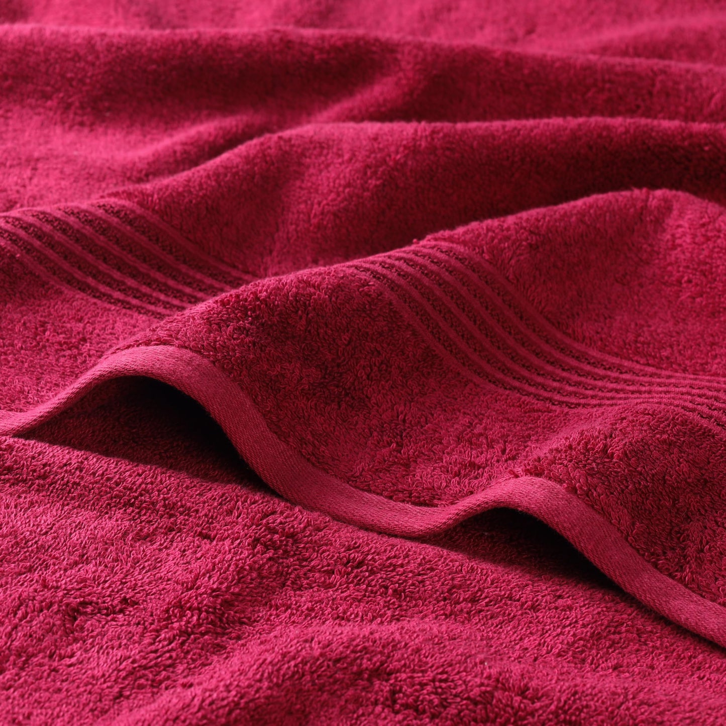Superior Towel, Cotton, Burgundy, 3PC Set