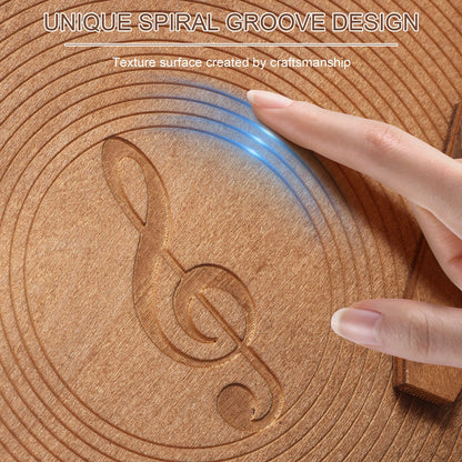 shaojian Now Playing Vinyl Stand Wood Stylish Vinyl Record Stand for Home Tabletop Décor