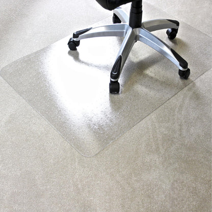 Marvelux Enhanced Polymer Large Office Chair Mat for Carpets 120 x 130cm