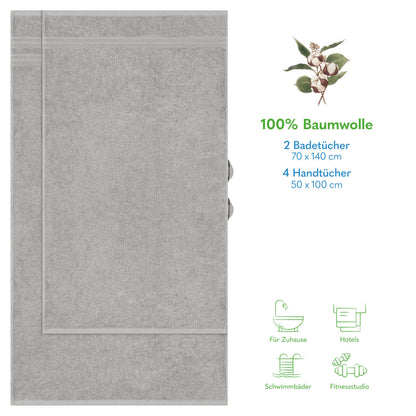 Hammetex Bathrobe 100% Cotton Unisex for Men and Women Quality 400 g/m² Quality Soft Absorbent Terry Towelling Bathrobe for Couples with Pockets