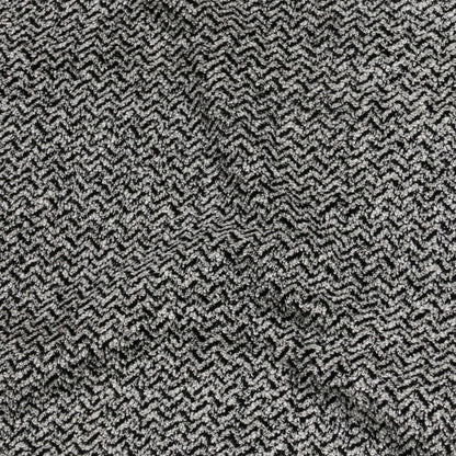 Möve Brooklyn Herringbone Guest Towel 50 x 30 cm 85% Cotton / 10% Viscose / 5% Linen Natural/Black