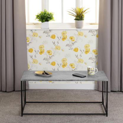 Seconique Athens Rectangular Coffee Table in Concrete Effect