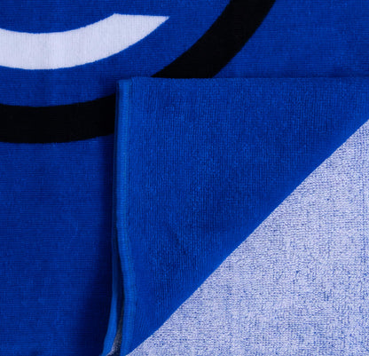 Inter Beach Towel, Beach or Pool Towel, 100% Cotton, 70 x 140 cm or 90 x 170 cm, Official Product