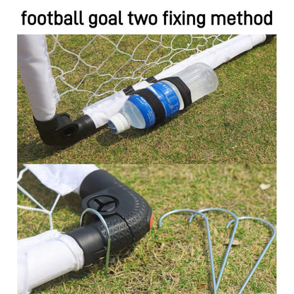 KiBiGOAL Foldable Football Goal Set, Portable Mini Football Net with 15cm Ball ? Indoor/Outdoor Kids Toy for Ages 2-7, Quick Setup Backyard & Garden