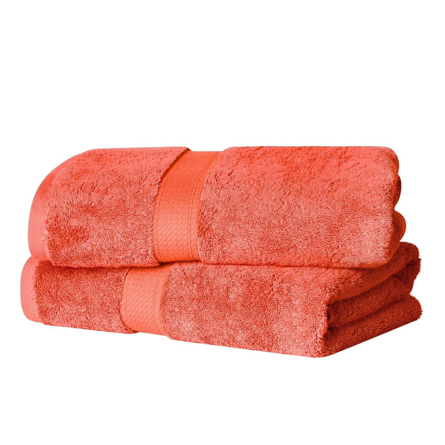 Superior Egyptian Cotton 800 GSM Bath Towel Set, Includes 2 Bath Towels, Luxury Plush Essentials, Absorbent Quick Dry Towels, Guest Bathroom