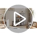 AWTATOS Cube Storage Unit, 12 Cube Wire Storage Shelves, Multifunctional DIY bookcases and Shelving Units Perfect for Office/Livingroom/kitchen/Bathroom, Black USCIH12BE