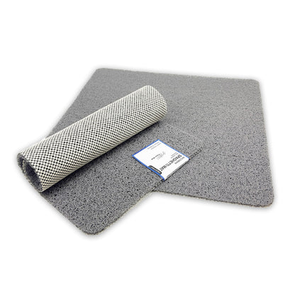 Loofah Shower Mat, Non Slip PVC Spaghetti Mat for Wet Area Inside Shower, Super Comfy Soft Matt, Quick Dry, Bacteria & Mould Resistant, Curved Edge