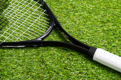 PEAKMODE Tennis Racket Set (27 inch), 3 Tennis Balls, 2 Overgrip Tapes and Foam Carry Bag