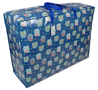 Storage Bags, 115 ltr 1x Pack, Sleepy Owls print