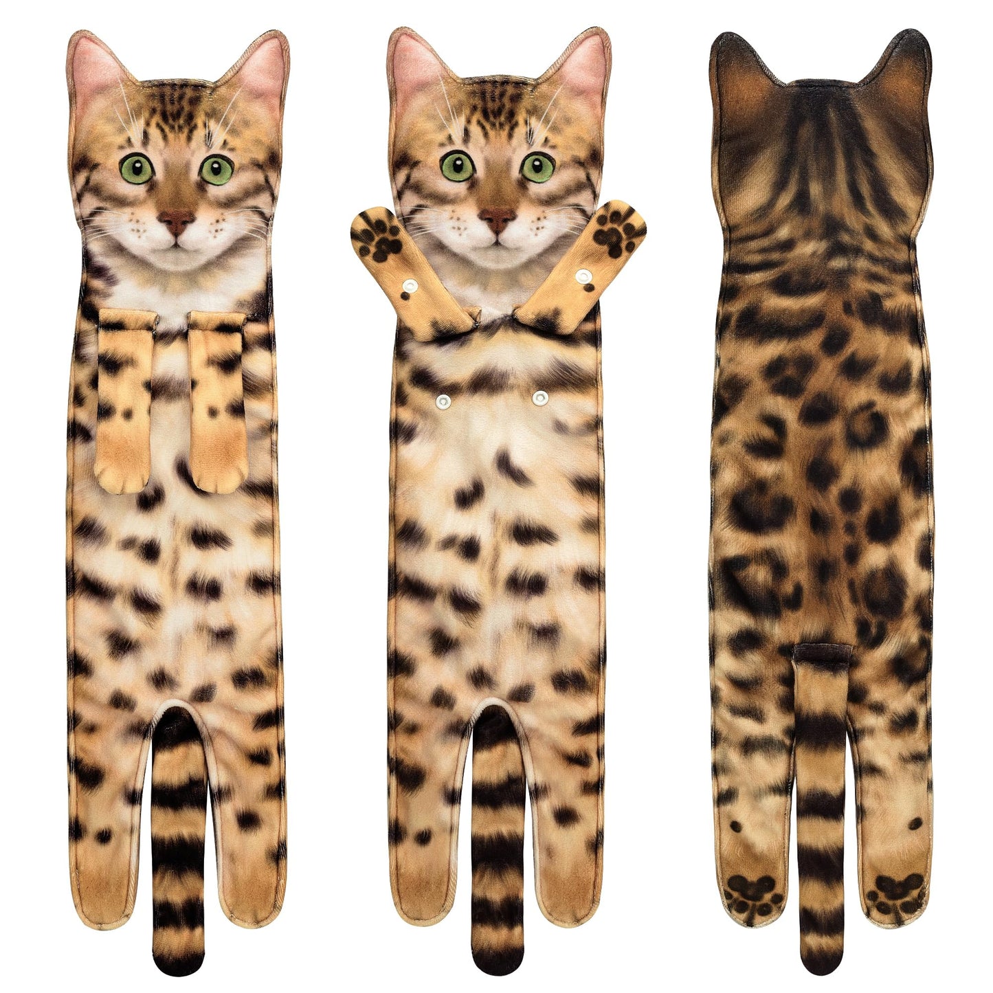 Cat Funny Hand Towels - Cute Bathroom Kitchen Towels Cat Decor Decorative Hanging Face Towels Super Absorbent Soft -Unique Mothers Day Birthday