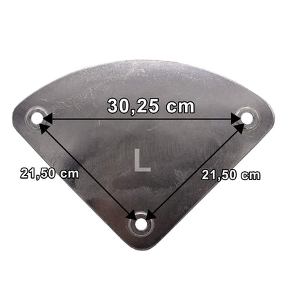 VARIOSAN Hose holder for 3/4 inch hoses 13934, aluminium, 35 x 26 x 14 cm (L)